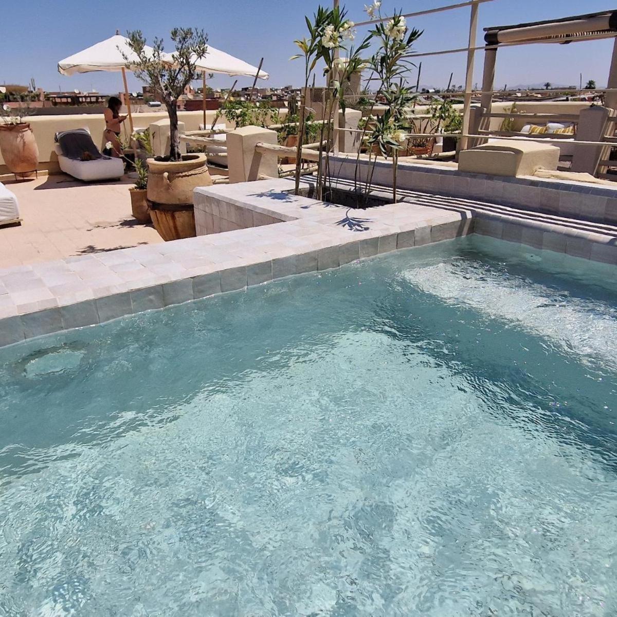 Bed and Breakfast Le Singe Rose à Marrakesh Extérieur photo