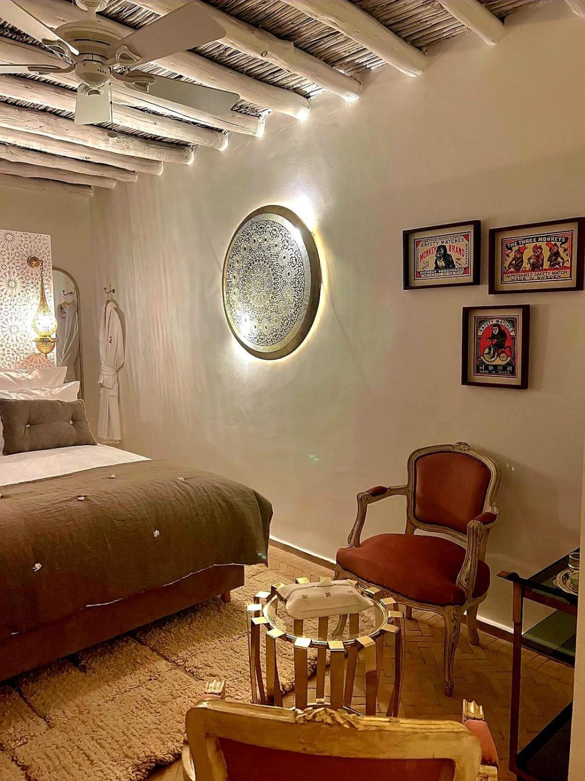 Bed and Breakfast Le Singe Rose à Marrakesh Extérieur photo